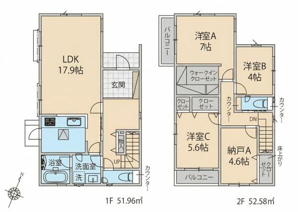 ラグラス初山新築分譲住宅6号棟
