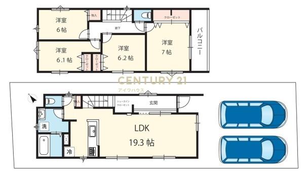 横浜市青葉区新石川４丁目新築戸建　１号棟