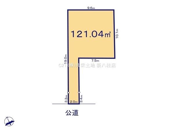 柏市花野井の売土地