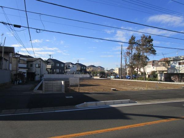 船橋市南三咲4丁目の土地(前面道路含む現地写真)