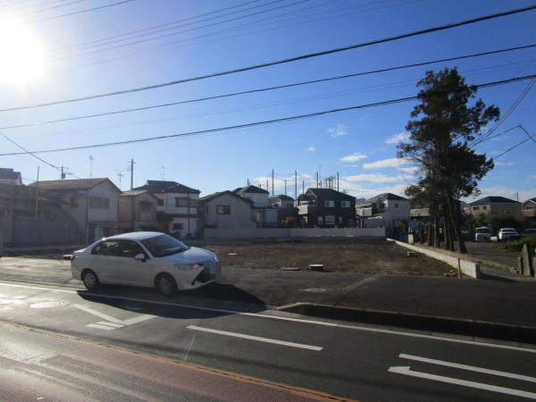 船橋市南三咲4丁目の土地(前面道路含む現地写真)