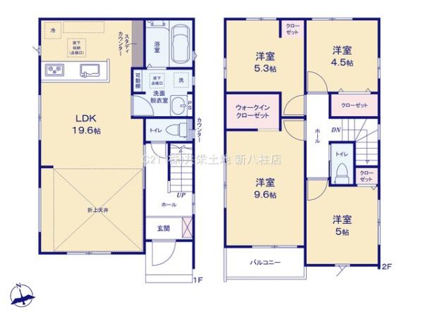 松戸市常盤平7期　1号棟　新築戸建