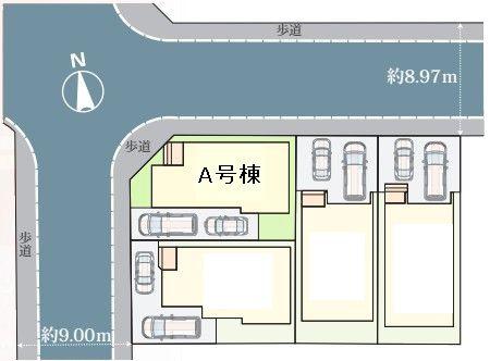 松戸市新松戸31期　A号棟　新築戸建
