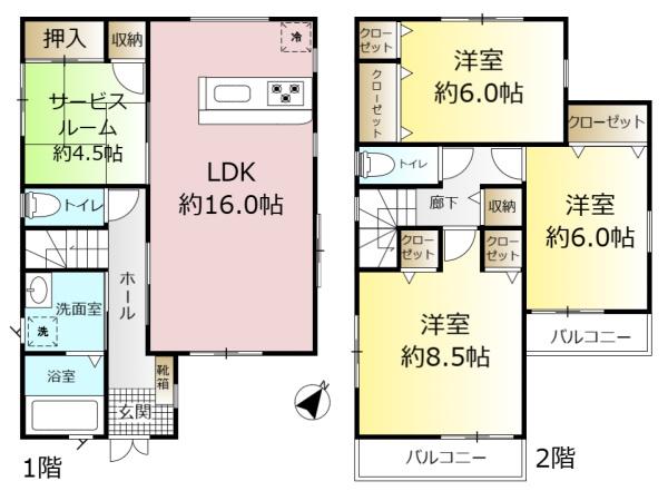 柏市豊住5丁目　新築戸建