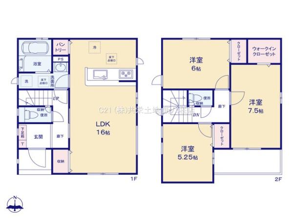 松戸市河原塚4期　1号棟　新築戸建