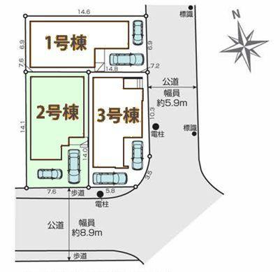 松戸市新松戸南1期　2号棟　新築戸建