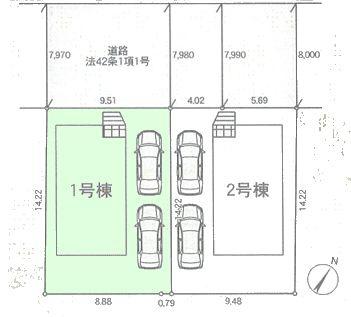松戸市六高台第11　1号棟　新築戸建