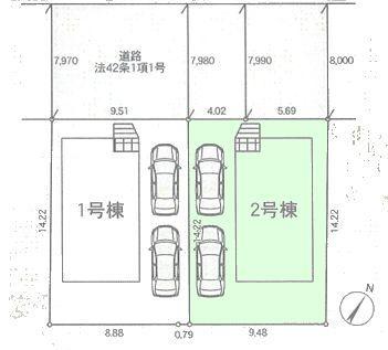 松戸市六高台第11　2号棟　新築戸建