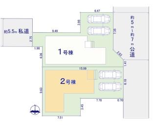 鎌ケ谷市くぬぎ山4期　2号棟　新築戸建