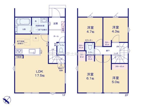 柏市大津ケ丘23-1期　1号棟