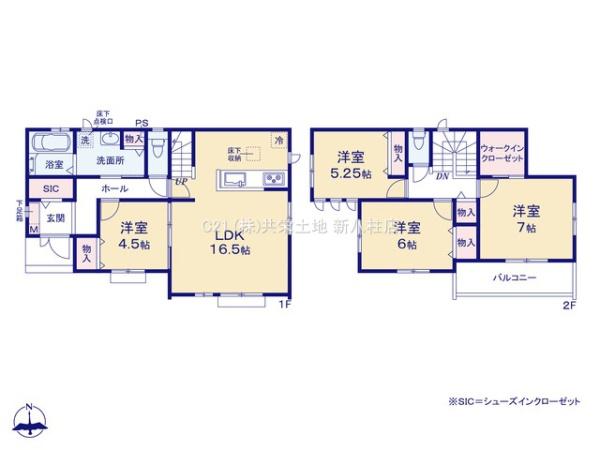 松戸市古ケ崎3丁目第2　G号棟　新築戸建