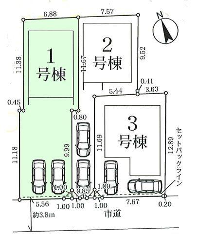 鎌ケ谷市南初富2丁目24-1期　1号棟　新築戸建