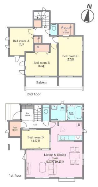 松戸市八ケ崎1丁目第3　B号棟　新築戸建