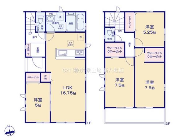松戸市西馬橋7期　1号棟　新築戸建