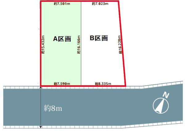 松戸市小金原7丁目　A区画　土地