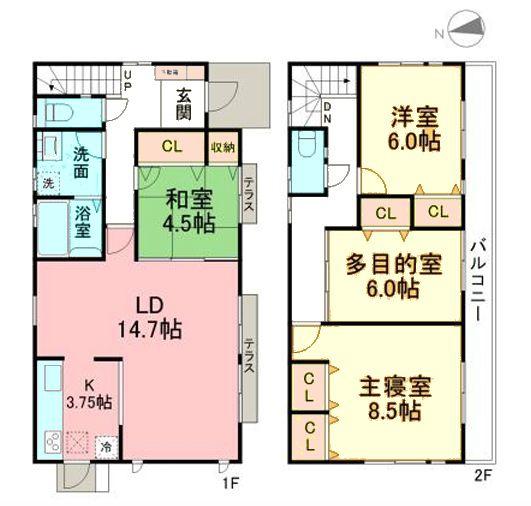 鎌ケ谷市西佐津間１丁目の中古一戸建て