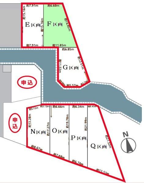 鎌ケ谷市西佐津間1丁目　F区画　土地