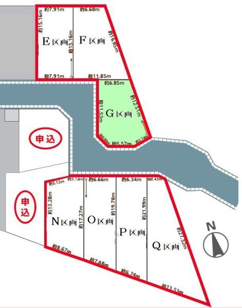 鎌ケ谷市西佐津間1丁目　G区画　土地