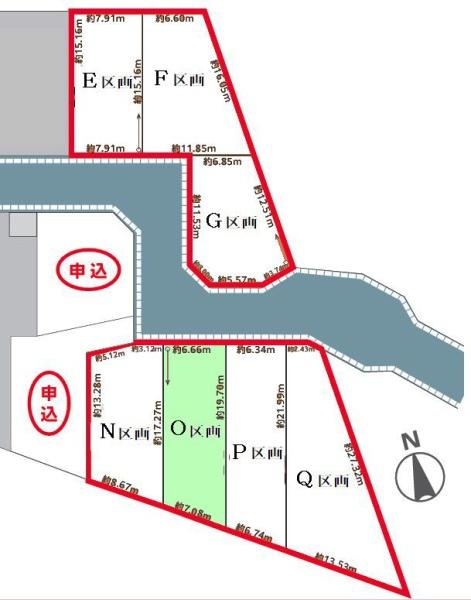 鎌ケ谷市西佐津間1丁目　O区画　土地