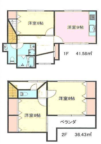 鎌ケ谷市東道野辺6丁目　中古戸建
