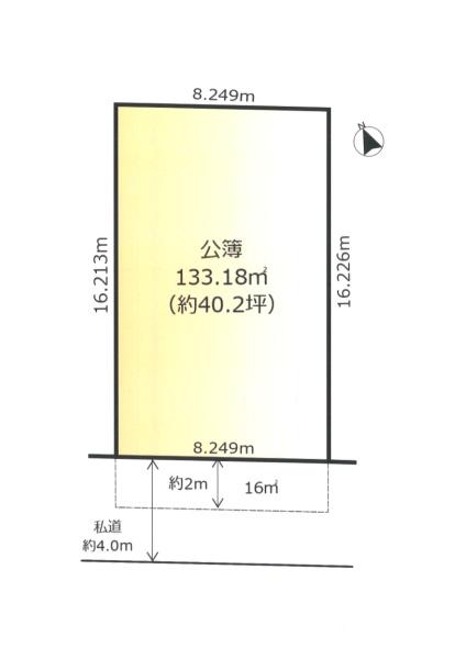 松戸市金ケ作の土地
