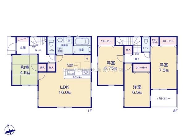 松戸市第3東平賀　1号棟　新築戸建