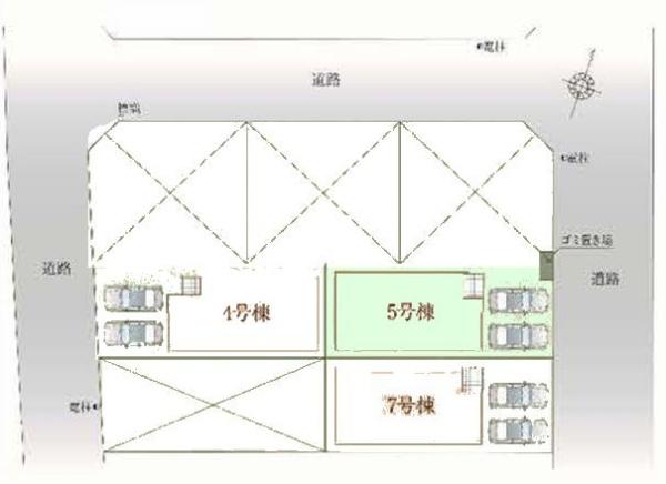 松戸市八ケ崎緑町3期　5号棟　新築戸建