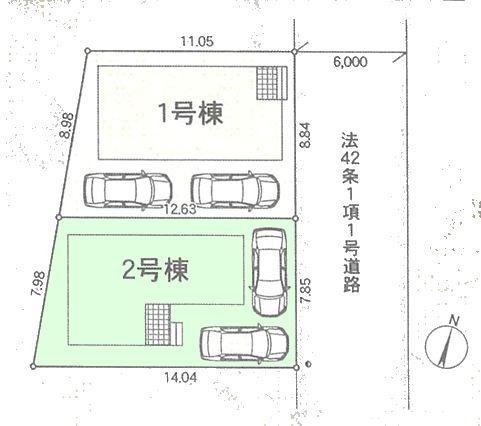 松戸市八ケ崎緑町第1　2号棟　新築戸建