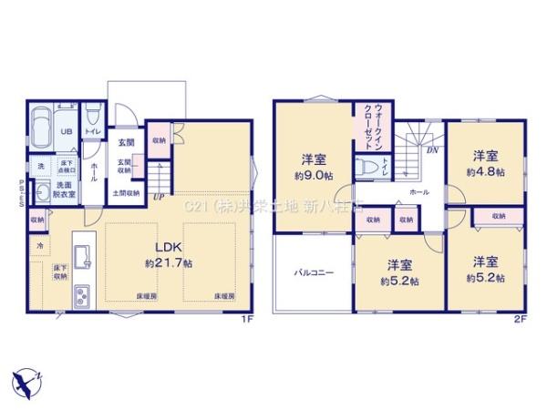 流山市鰭ケ崎の新築一戸建