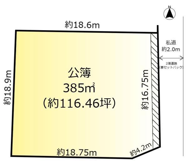 松戸市金ケ作の土地