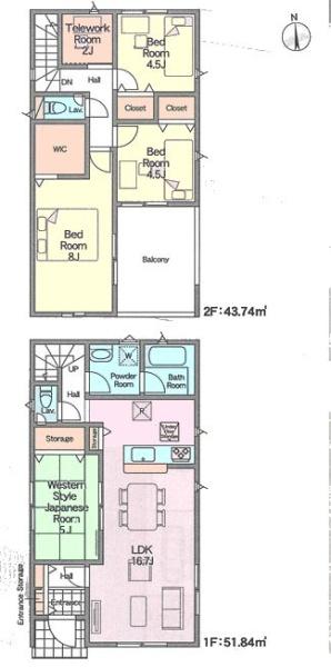 柏市新逆井第8　3号棟　新築戸建