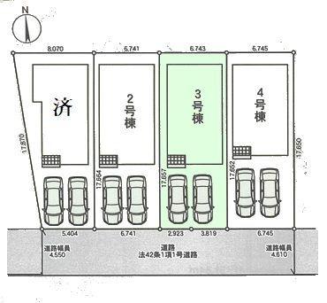 柏市新逆井第8　3号棟　新築戸建