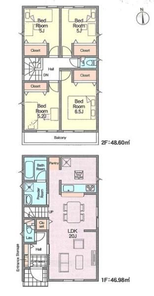 柏市新逆井第8　4号棟　新築戸建
