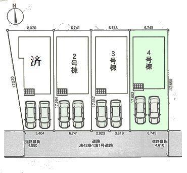 柏市新逆井第8　4号棟　新築戸建