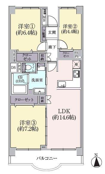 新松戸アゼリアパークハウスＢ棟