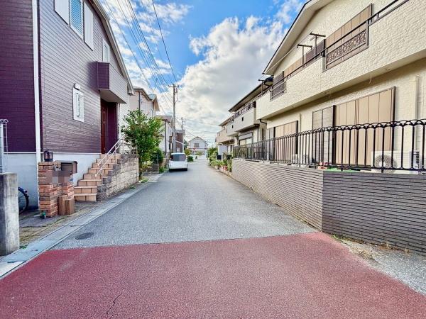 柏市光ケ丘3丁目の土地(前面道路含む現地写真)