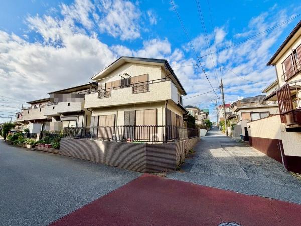 柏市光ケ丘3丁目の土地(前面道路含む現地写真)