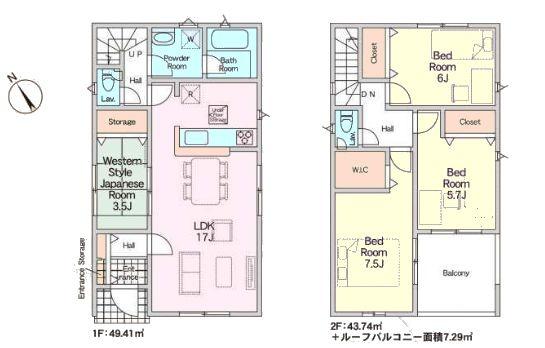 柏市花野井第10　2号棟　新築戸建