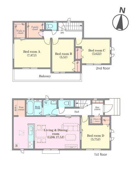 松戸市馬橋1444番　B号棟　新築戸建