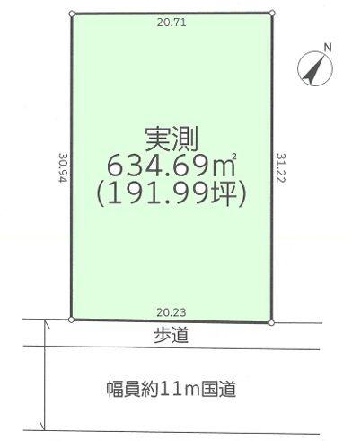 市川市大町　土地