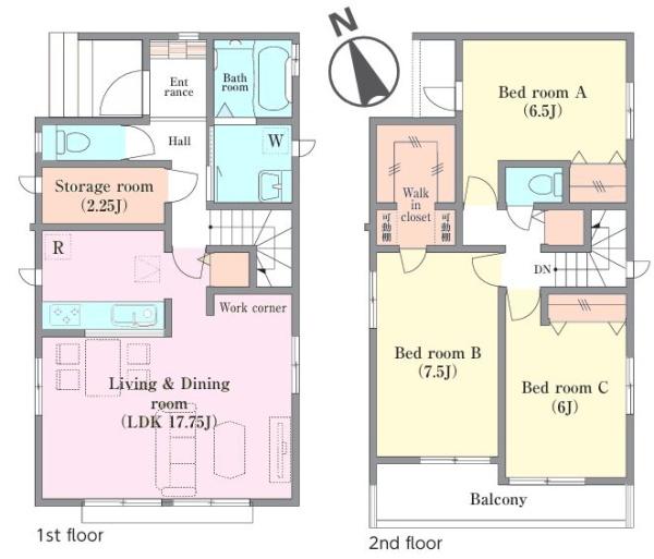 松戸市馬橋29期 2-C号棟 新築戸建
