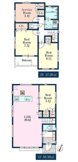 松戸市上矢切　2号地　土地