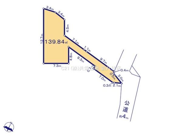 松戸市上矢切　3号地　土地