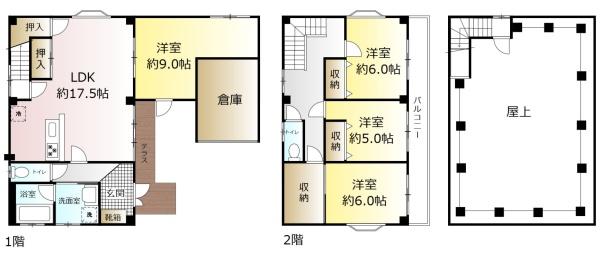 野田市山崎貝塚町の中古一戸建