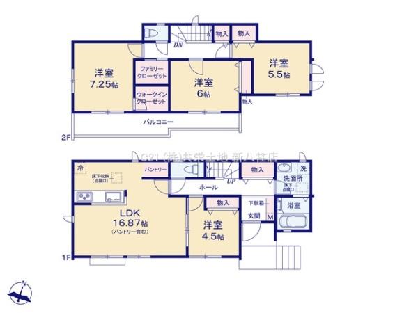 松戸市八ケ崎5丁目　B号棟　新築戸建