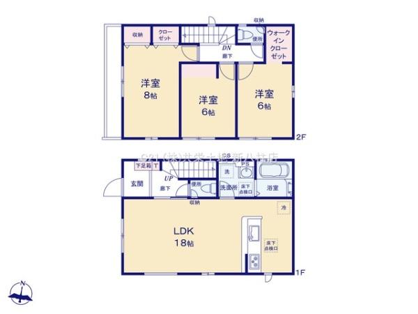松戸市小金きよしケ丘3期　2号棟　新築戸建