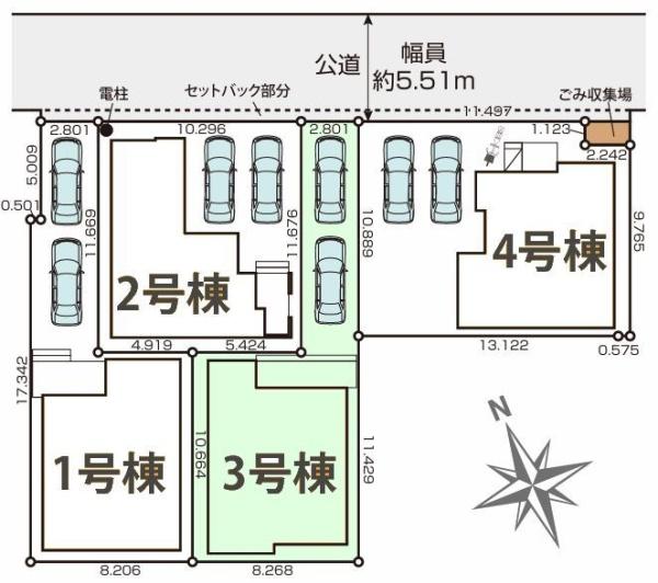 松戸市二ツ木3期　3号棟　新築戸建