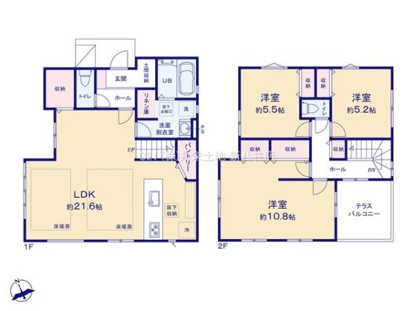 松戸市二ツ木3期　4号棟　新築戸建