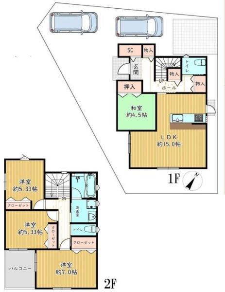 柏市永楽台2丁目　中古戸建