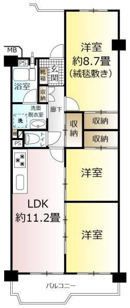 新松戸ファミールハイツ１号棟